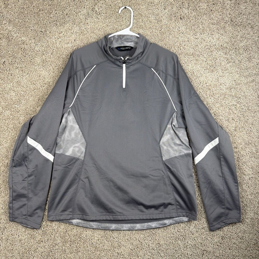 Holloway Tenacity Ladies Golf Quarter Zip Gray Pullover Size M